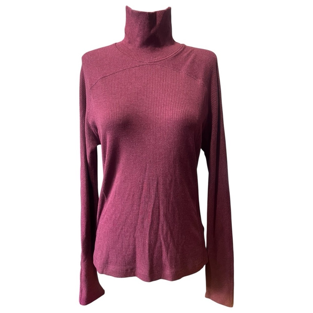 Lole Women's Cowl Neck Sweater - Deep Red NWT S